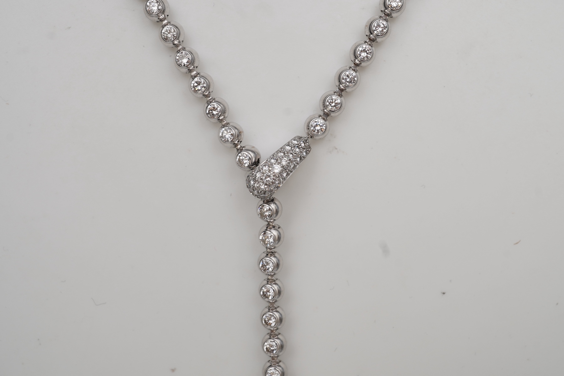 Cartier, a diamond necklace, 'Perles de Diamants', circa 2000